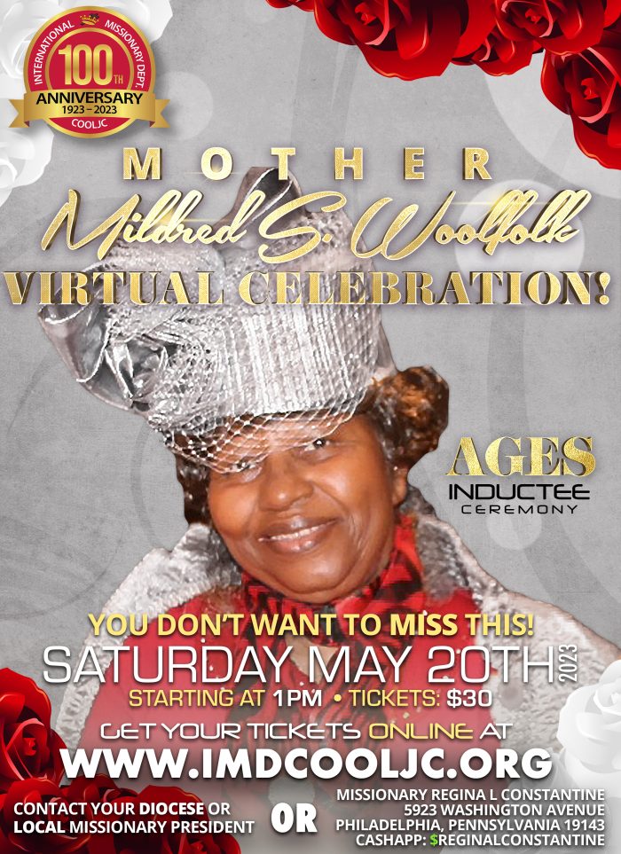 IMD 6th Annual Mother M.S. Woolfolk Virtual Celebration